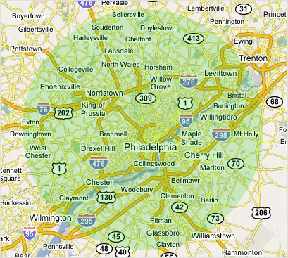 Philadelphia, southeastern pennsylvania, delaware valley